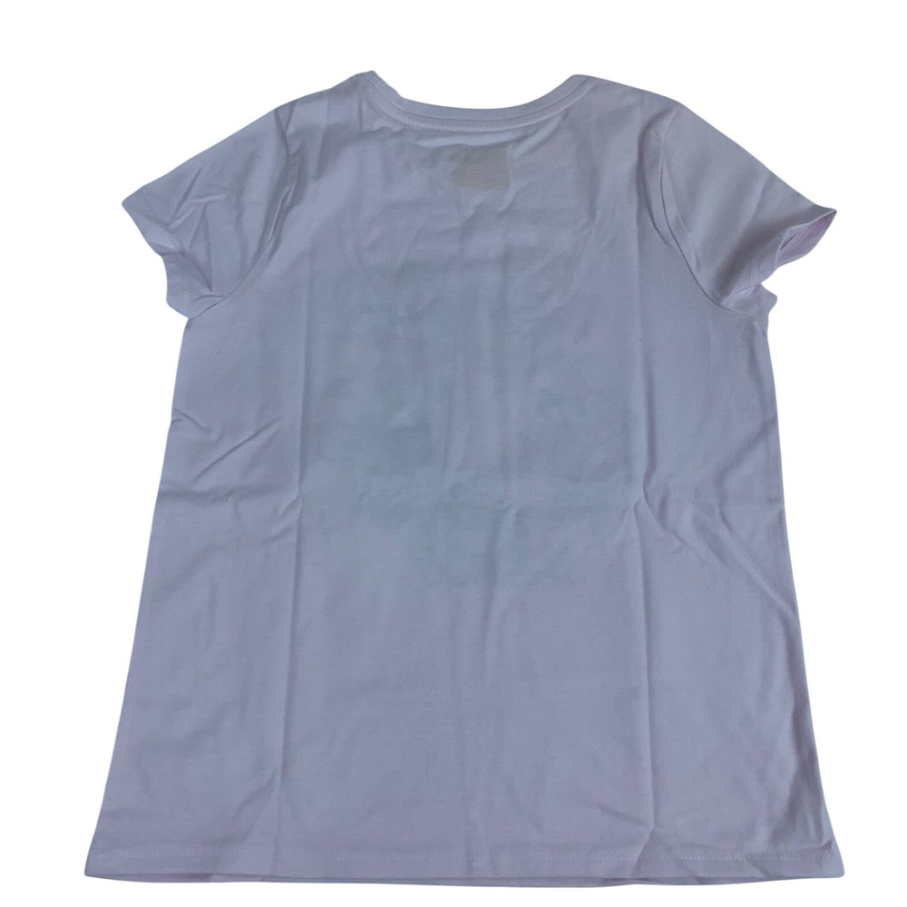 2 Shirts Cat & Jack Girls' Pink Graphic Tee Shirt Active Animals Size M (8) - Picture 4 of 4
